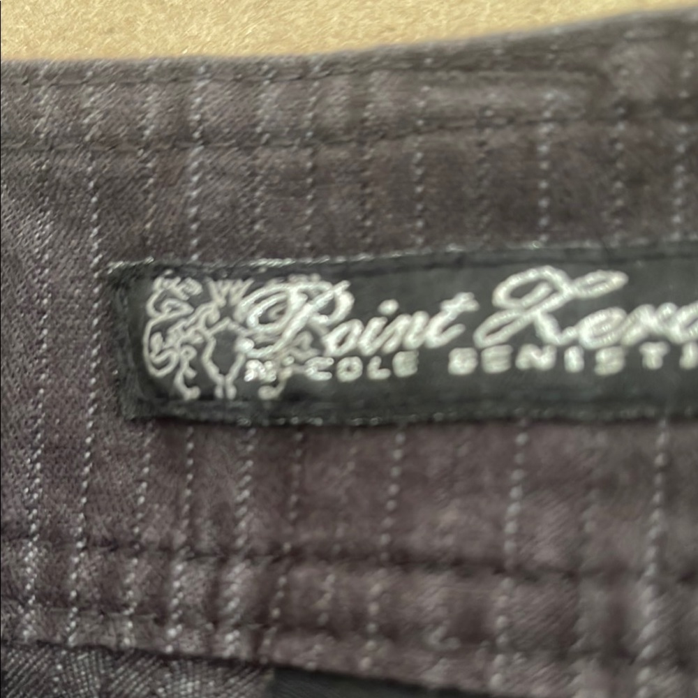 Point zero Gray Pinstripe Pants - Picture 2 of 6